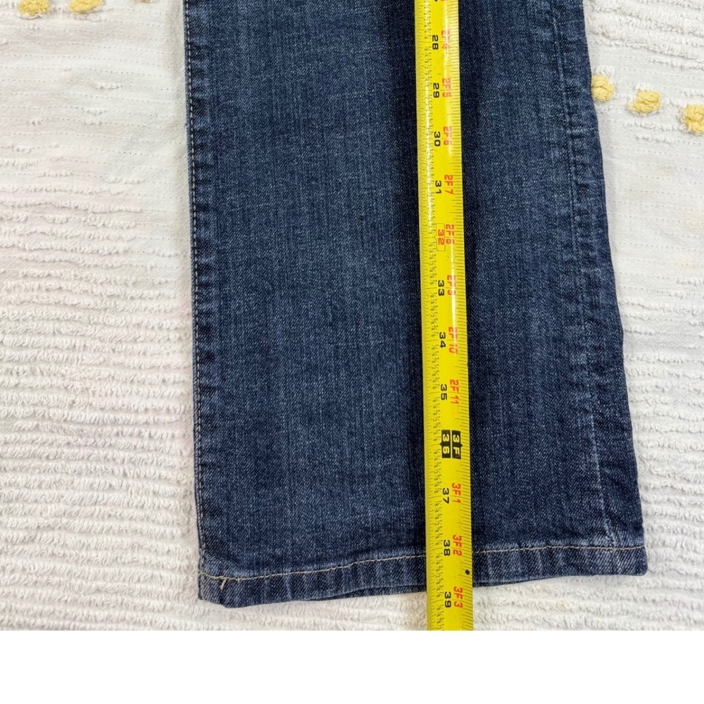 Chico's Platinum Denim Bootcut Jeans Dark Wash women Stylish Pockets Comfort L - Picture 2 of 9